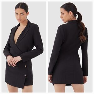 4th & Reckless Rebecca Blazer Dress, Black, Women's Size XS / 2